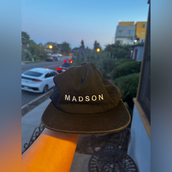 Madson Wine Black Flat Bill Surfer/Skater Hat, Unisex - Picture 5 of 9